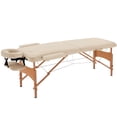 thumbnail image 1 of HOMCOM Table de Massage Pliable Portable, Lit de Canapé pour le Visage, Beige, 1 of 10