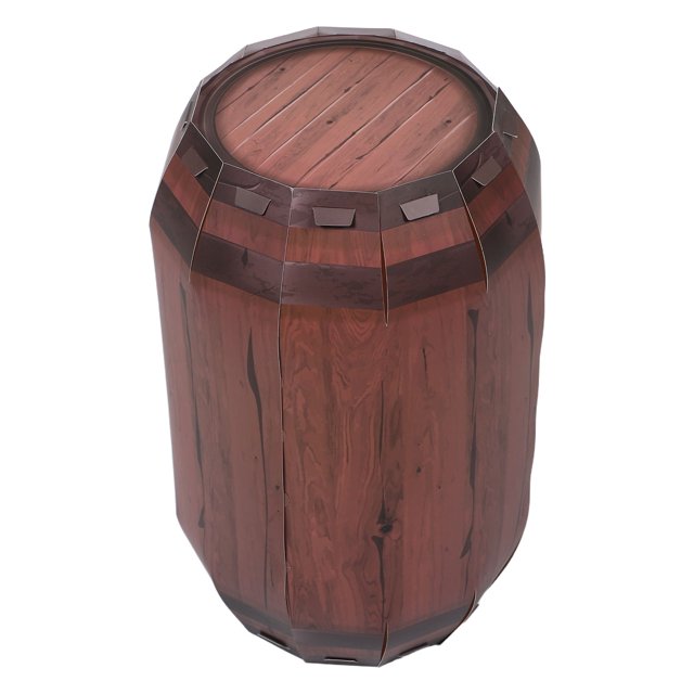 WRITWAA 2 Pcs Centres de Table en Forme de Baril de Vin en Papier pour Événements à Thème du Far West, Décoration Unique pour Mariages, Anniversaires
