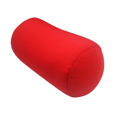 Comfort Roll Pillow Cylindrical Microbead Pillow Neck and Back Support Roll Pillow Tube Pillow Soft Cushion Pillow 12 x 7 Inch