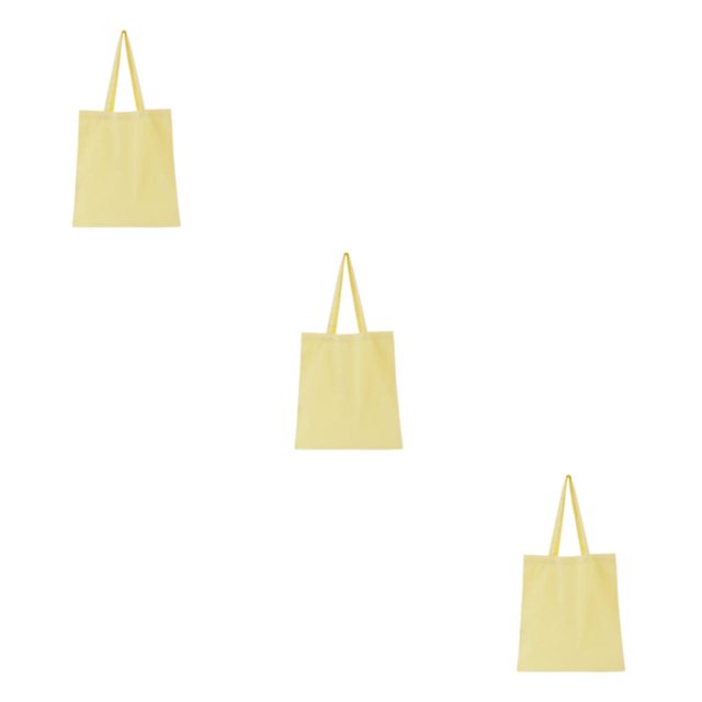 maskred Sac Fourre-Tout Grande Capacité Compagnon de Magasinage Fiable Robuste et Durable Jaune Clair 3ensemble