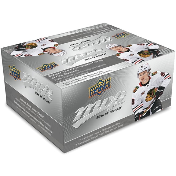 2026-27 Upper Deck MVP Hockey Trading Cards Retail