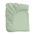 thumbnail image 2 of Disposable Bedding Set Fitted Sheet Pillowcases Flat Sheet Breathable Travel Hotel Linens Hypoallergenic Overnight Essentials, Green, JKODE, 2 of 6