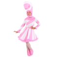 thumbnail image 1 of Costume de Canne de Bonbon Rose pour Fille, 1 of 2