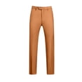 thumbnail image 1 of AherBiu Mens Dress Pants Pantalon Habillé pour Homme Taille Extensible devant Plat Grande Taille Coupe Ajustée Pantalon Extensible Classique Confortable, 1 of 3