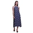 thumbnail image 1 of Bimba Robe de Plage d'Été pour Femmes à Imprimé Bloc, Dos Nu, Col Licou – Grande, 1 of 6