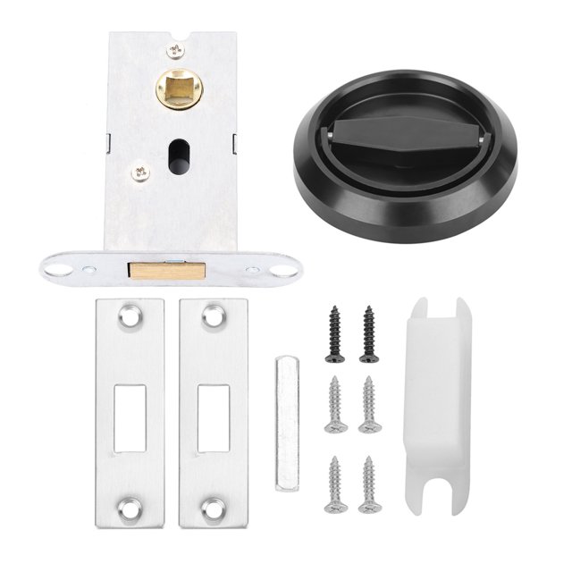 Avec Poignée Serrure de Porte Poignée, Serrure de Porte, Exquis pour Porte Garde-Robe Tiroir Armoire Noir