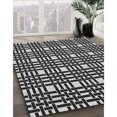 thumbnail image 3 of Ahgly Tapis d'Intérieur Lavable en Machine Carré Transitionnel Gris Minuit, 3 Pieds Carré, 3 of 7