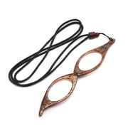 Ultra-Light Mini Folding Reading Glasses for Men Women  Portable Neck Hanging Glasses for Elderly Daily Reading & Travel Use