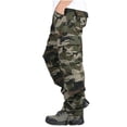 thumbnail image 4 of cllios Men's Camo Cargo Pants Relaxed Fit Multi Pockets Pants Work Tactical Trousers Gym Hiking Cargo Pants, 4 of 4