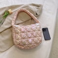 thumbnail image 4 of Women Commute Bag Colorful Quilted Designer Lady Handbags Fashion Hobo Hand Bags, 4 of 9
