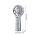 thumbnail image 3 of Dvkptbk Portable Handheld Misting Fan - Rechargeable Battery Operated Spray Mist Fan - Outdoors Misting Personals Cool Device - Cool Fans for Makeup Travel Beach Small Fan Home Appliances, 3 of 8