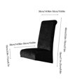 thumbnail image 3 of TopLLC Throw Blanket, Throw Blanket for Couch Velvet Stretch Chair Cover Large Slant High Back Chair Cover Solid Color Home Hotel Dining Chair Cover Allin One All Inclusive Dirtproof Chairs Cover, 3 of 6