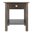 thumbnail image 4 of Winsome Stafford End Table, Oyster Gray, 4 of 9