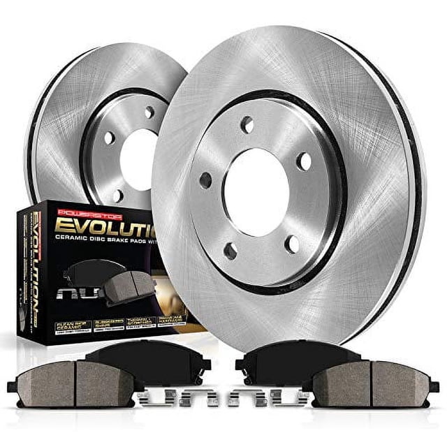 Power Stop KOE2069 Autospecialty Front Replacement Brake Kit-OE Brake Rotors & Ceramic Brake Pads