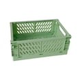 thumbnail image 2 of TopLLC Storage Bins Mini Foldable Plastic Storage Basket For Organizing Crates With Handles For Desks And Bedrooms Storage Bags, 2 of 2