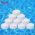 thumbnail image 1 of GIFTSCA 50Pcs Swimming Pool Chlorine Tablets Spa Cleaning Tablets Effectively Pool Clear Chlorine Tablets, Long Lasting Chlorinating Tablets for Swimming Pool Cleaning, 1 of 5