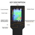 thumbnail image 3 of Compact Handheld Infrared Thermal Imaging Camera with 2.4-Inch LCD Screen - Versatile Temperature Measurement Tool with 1000mAh Rechargeable Battery for Home and Industrial Use, 3 of 7