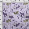 thumbnail image 3 of oneOone Polyester Spandex Amethyst Fabric Tropical Animal Sewing Material Print Fabric By The Yard 56 Inch Wide, 3 of 4
