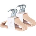 thumbnail image 1 of 3 Sprouts Baby Velvet, Non-Slip Clothes Hangers - Pack of 30 - Hazelnut, 1 of 4