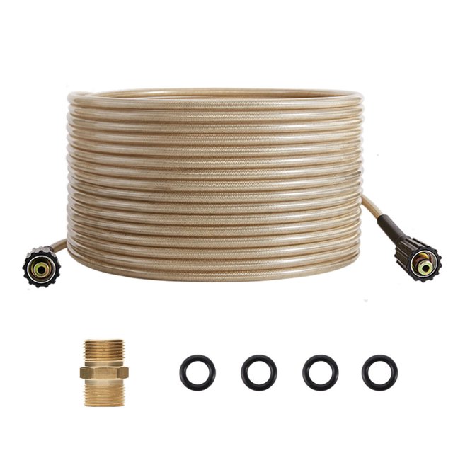 Amdohai 50ft 5000PSI High Pressure Washer Hose M22 Connector Replacement Extension Hose