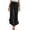Black Pants for Women, variant on CFLVAEK Ruffle Hem Pants for Women Elegant Smocked High Waist Pant Dressy Casual Wide Leg Trousers for Office Business Orange XL