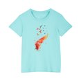 thumbnail image 1 of RXIRUCGD 2025 Vêtements d'Été pour Enfants T-shirt Imprimé Mode Mignon Col Rond Manches Courtes, 1 of 5