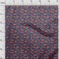 thumbnail image 3 of oneOone Viscose Chiffon Navy Blue Fabric Floral Craft Projects Decor Fabric Printed By The Yard 42 Inch Wide, 3 of 4