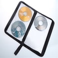 thumbnail image 4 of AMERTEER Pochette CD pour 80 CD / DVD / Blu-Rays Sac de Construction Robuste Support de Rangement Organisateur de Transport Étui Jaune, 4 of 6