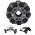 thumbnail image 3 of 100mm Plastic Omni Wheel, Wheel Loading Omni Directional Double Omni Wheel 14049 Plastic  for Robot for Racing Wheel 14049, 3 of 8