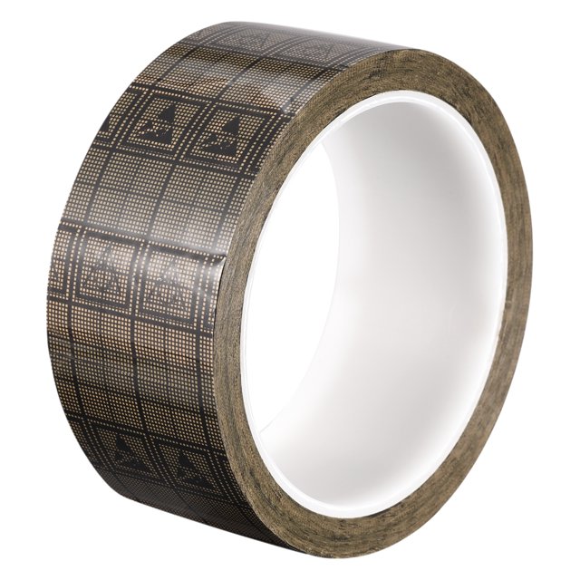 Unique Bargains Adhesive Grid ESD Tape 1.57 Inch Wide x 118 FT Long Conductive Grid Tape Brown