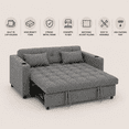 thumbnail image 1 of Cosmic Homes Aspire Canapé-Lit en Tissu avec Ports de Recharge USB, Lit Convertible avec Porte-Gobelets, Canapé-Lit Escamotable pour Petits Espaces - Gris, 1 of 8