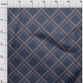 thumbnail image 2 of oneOone Georgette Viscose Fabric Tartan Check Print Fabric By Yard 42 Inch Wide, 2 of 4