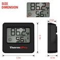 thumbnail image 4 of ThermoPro TP357W Digital Hygrometer Indoor Thermometer of 260FT, Bluetooth Thermometer Humidity Meter with Smart App, Room Thermometer Humidity Gauge with Temperature Humidity Sensor, 4 of 9