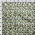 thumbnail image 4 of oneOone Rayon Forest Green Fabric Tropical Leaf Sewing Craft Projects Fabric Prints By Yard 56 Inch Wide, 4 of 5