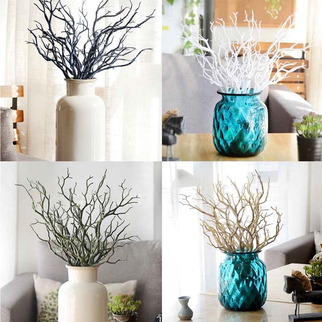 Baohd 3pcs Large Wedding Decoration Branch Simulation Plant Large Large Wedding Wedding Plastic Dried Tree Branches Artificial Fake Foliage Plant