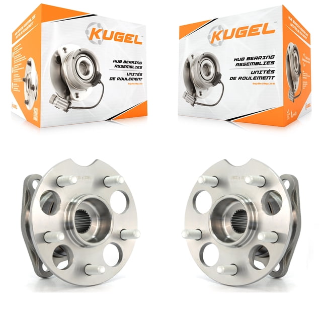 Kugel Rear Wheel Bearing and Hub Assembly Pair for Car Toyota Venza Highlander Lexus RX350 RX330 RX400h AWD - Left Right Side (Driver Passenger) K70-100634