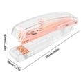 thumbnail image 2 of Stapler Transparent Stapler for Office and School 100 Sheet Capacity with Removable Staple Refill(1Pcs) Rkxzt, 2 of 9