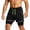 Black, variant on XiYing Mens Shorts, Men's Quick-Dry Running Shorts with Inner Liner, Breathable Double-Layer Fitness Shorts for Active Sports, Solid Color Casual Gym Shorts, 1 Pack