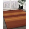 thumbnail image 3 of Ahgly Company Tapis d'Intérieur Rectangulaire Transitionnel Orange Rouge Orange Lavable à la Machine, 7 Pieds x 9 Pieds, 3 of 7