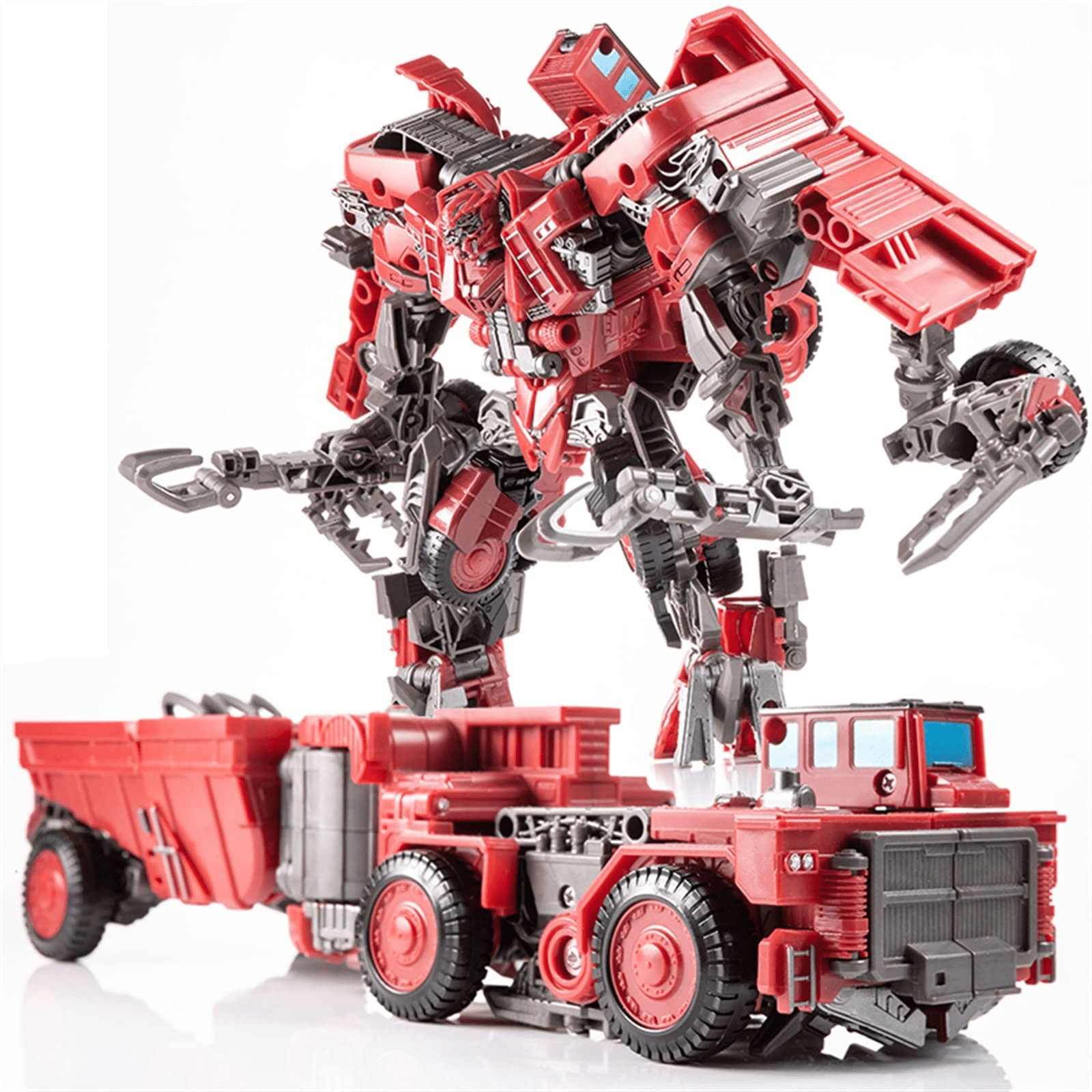 Dupurit Transformer Toys, Studio Series 69 of The Fallen Construction Devastator Scavenger Scrapper Overload Hightower KO Action Figure Robot Model(Colour: Overload)