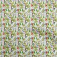 thumbnail image 1 of oneOone Rayon Light Green Fabric Abstract Floral Craft Projects Decor Fabric Printed By The Yard 56 Inch Wide, 1 of 5