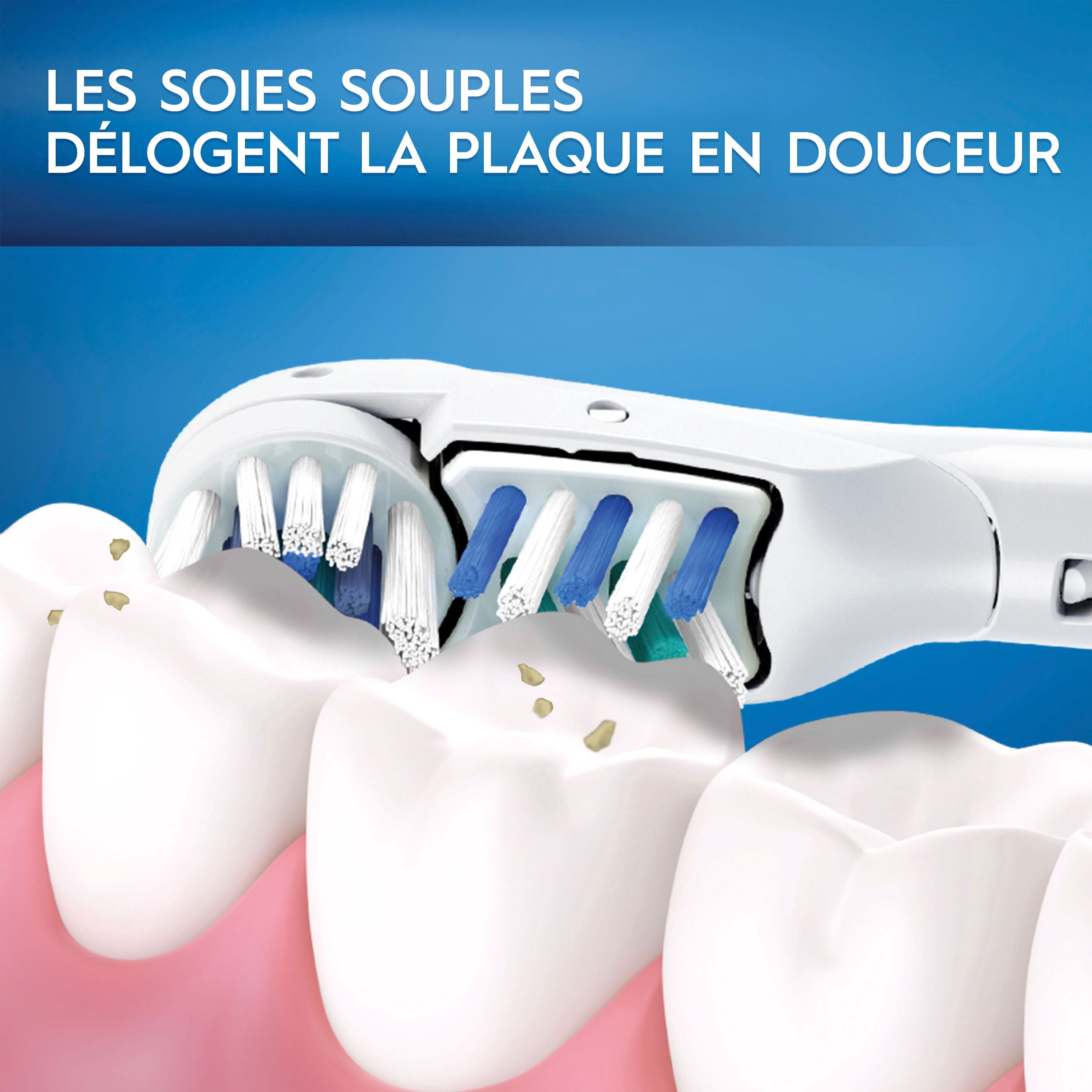 Brosse à dents à pile Oral-B Complete, les couleurs peuvent varier