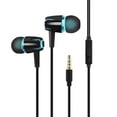 thumbnail image 2 of Electronics Earbuds Wired With Microphone Noise Isolating In-Ear Headphones Powerful Heavy High Definition Earphones Compatible 3.5mm, 2 of 5