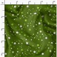 thumbnail image 2 of Soimoi Green Rayon Fabric Stars Star Print Fabric by Yard 56 Inch Wide, 2 of 6