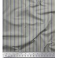 thumbnail image 1 of Soimoi Tissu Poly Georgette à Lignes Diagonales Petit Tissu de Décoration Imprimé au Mètre 52 Pouces de Large, 1 of 3