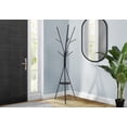 thumbnail image 2 of Monarch Specialties - Coat Rack, 72"H, Bedroom, Entryway, Free Standing, Hall Tree, 6 Hooks, Black Metal, Contemporary, Modern, 2 of 3
