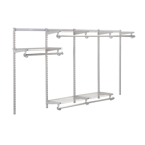 Rubbermaid  FastTrack 6-10 foot Closet Kit