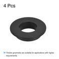 thumbnail image 3 of Unique Bargains Support à Oeillets en Caoutchouc Dia 1-3/16 Pieds (30 mm) Rond Type T pour Protection de Fil, Lot de 4, 3 of 5