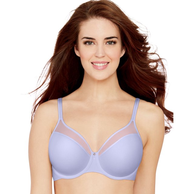 Bali Womens One Smooth U Ultra Light Illusion Neckline Underwire Bra, 42C