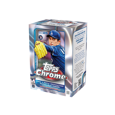 2025 Topps Chrome Baseball Trading Card Value Box